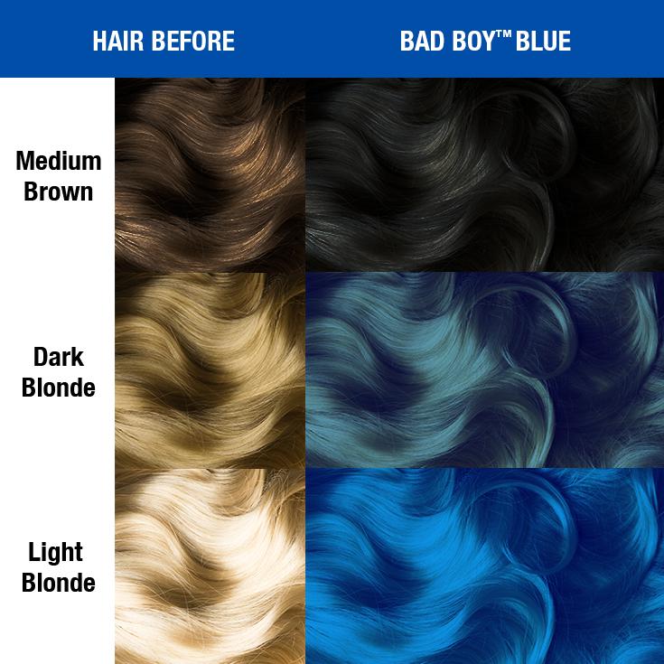 Manic Panic Semi Permanent Hair Color 4oz. Bad Boy Blue