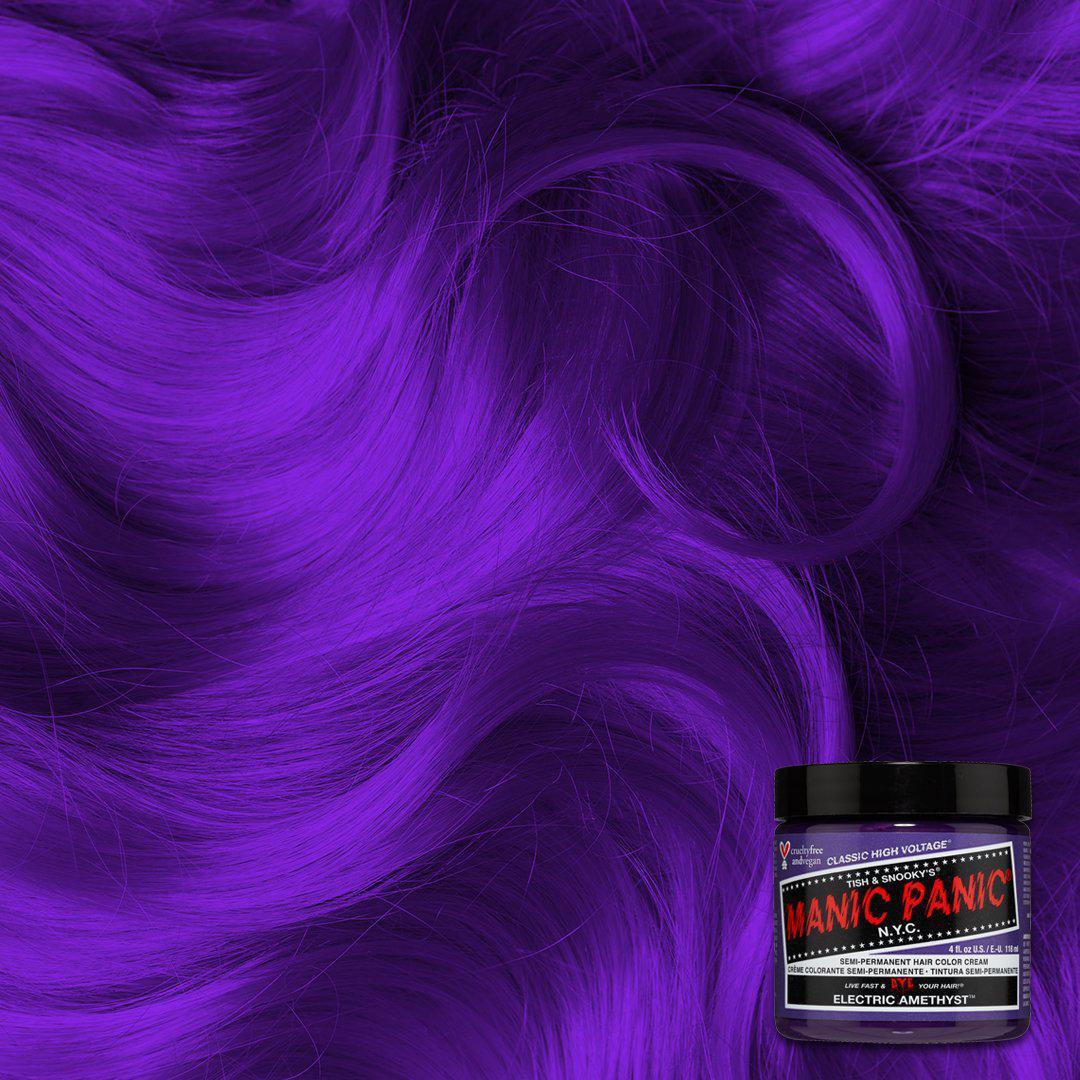Manic Panic Semi Permanent Hair Color 4oz. Electric Amethyst