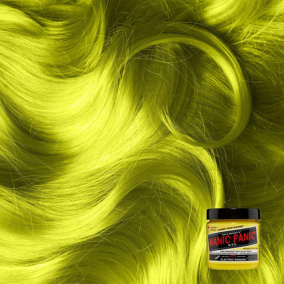 Manic Panic Semi Permanent Hair Color 4oz. Electric Banana