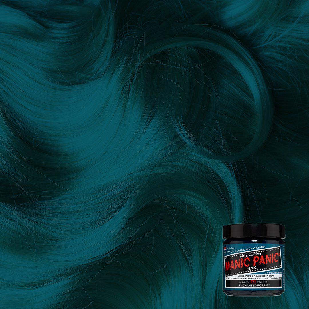 Manic Panic Semi Permanent Hair Color 4oz. Enchanted Forest
