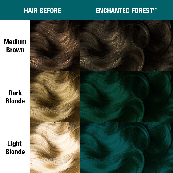 Manic Panic Semi Permanent Hair Color 4oz. Enchanted Forest