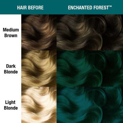 Manic Panic Semi Permanent Hair Color 4oz. Enchanted Forest