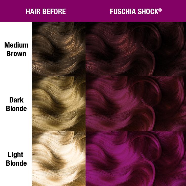Manic Panic Semi Permanent Hair Color 4oz. Fuschia Shock