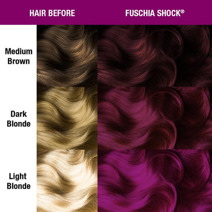 Manic Panic Semi Permanent Hair Color 4oz. Fuschia Shock