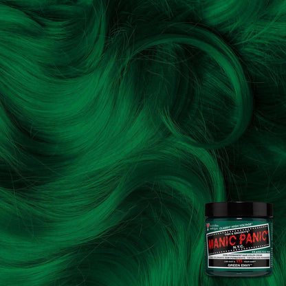 Manic Panic Semi Permanent Hair Color 4oz. Green Envy