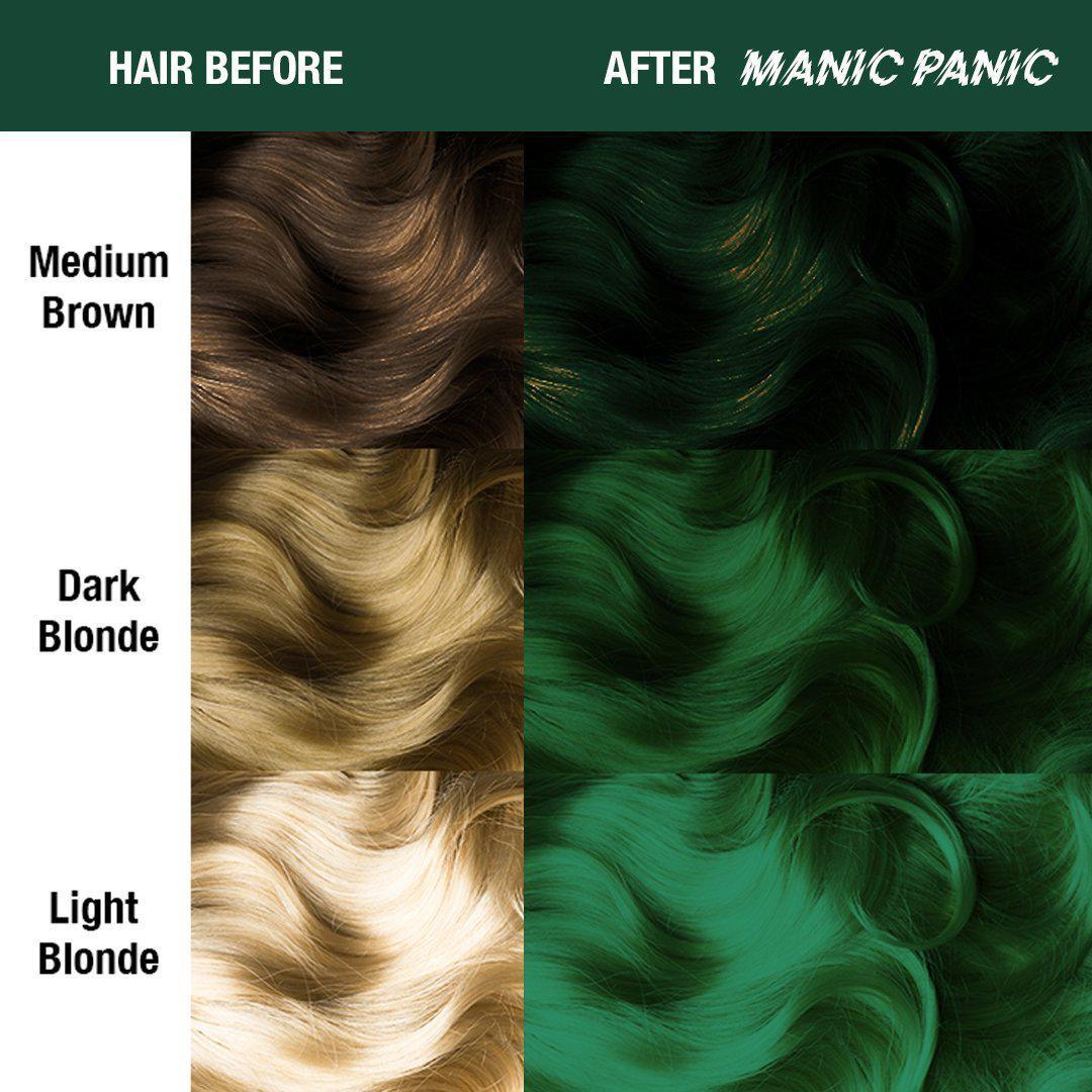 Manic Panic Semi Permanent Hair Color 4oz. Green Envy