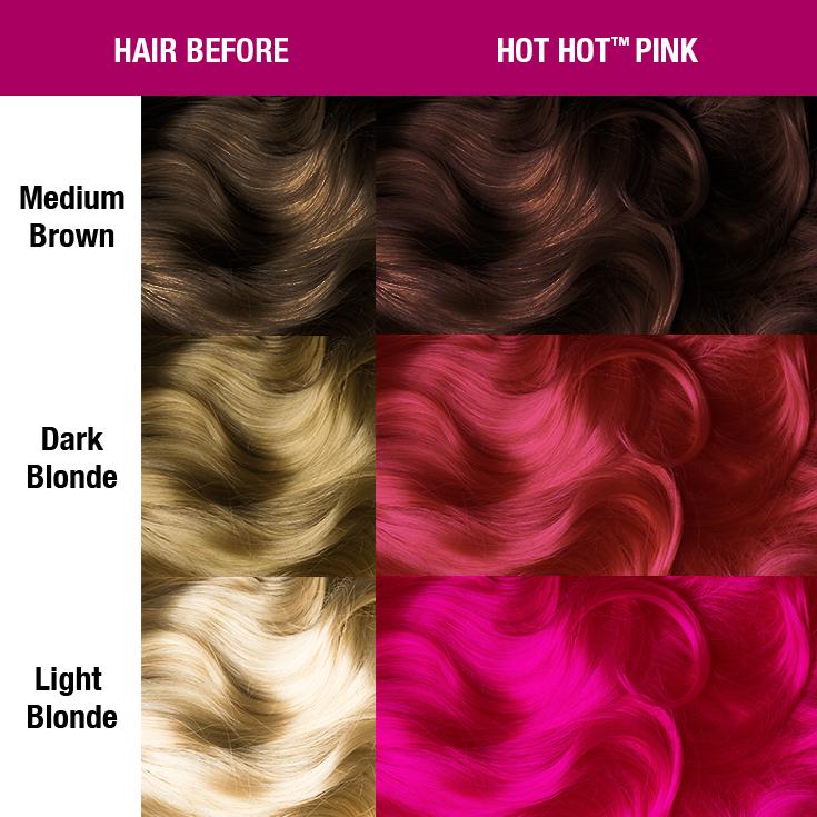 Manic Panic Semi Permanent Hair Color 4oz. Hot Hot Pink