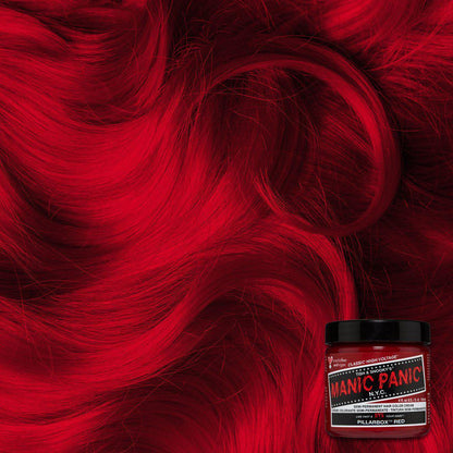 Manic Panic Semi Permanent Hair Color 4oz. Pillarbox Red