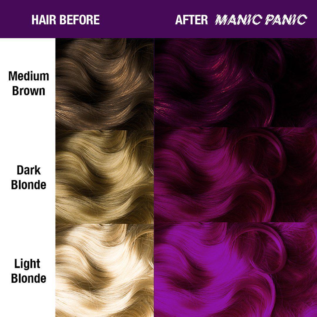 Manic Panic Semi Permanent Hair Color 4oz. Plum Passion