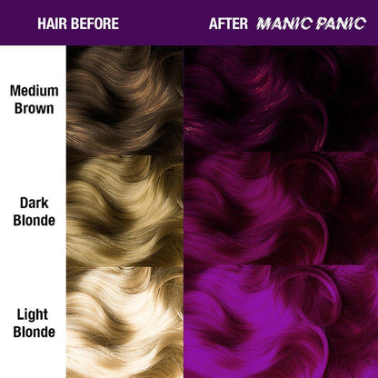 Manic Panic Semi Permanent Hair Color 4oz. Plum Passion