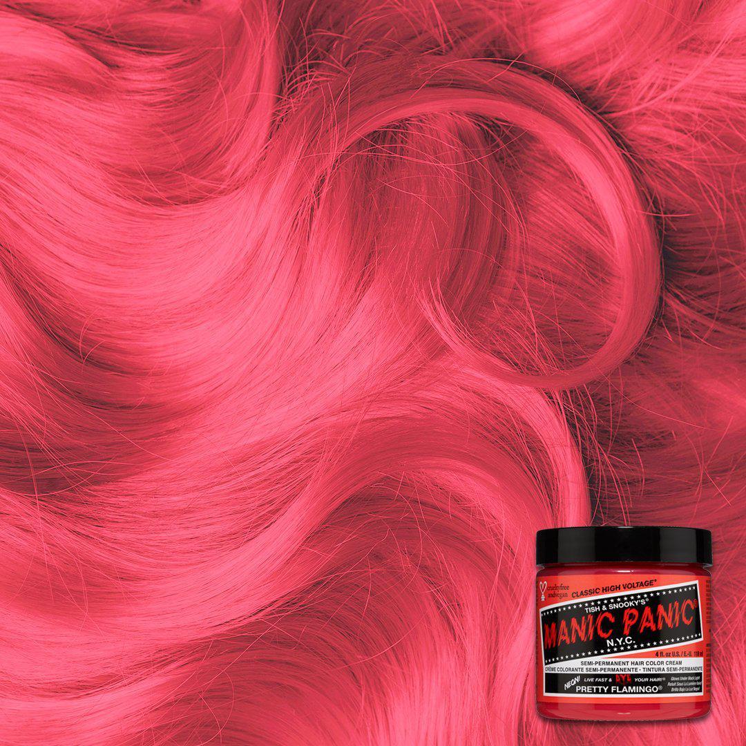 Manic Panic Semi Permanent Hair Color 4oz. Pretty Flamingo