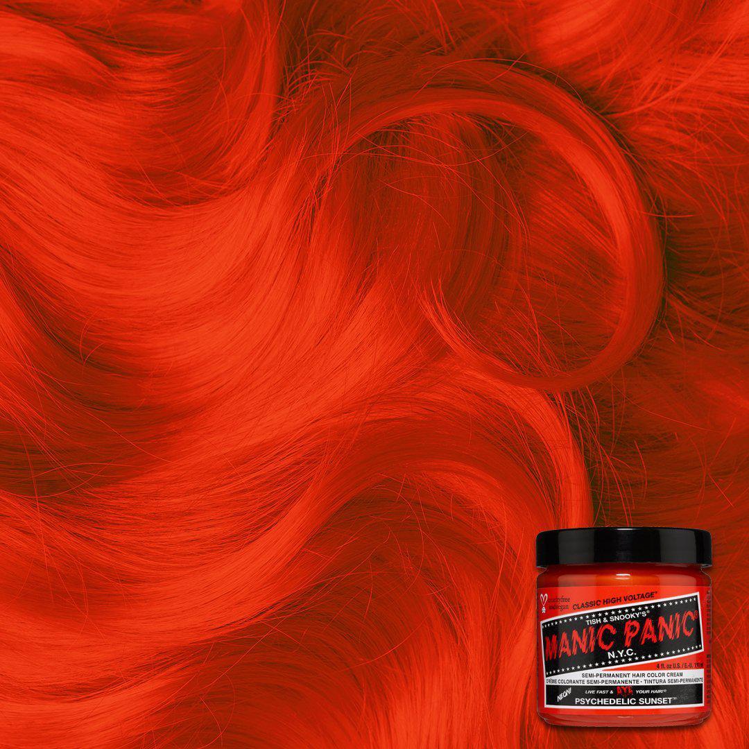 Manic Panic Semi Permanent Hair Color 4oz. Psychedelic Sunset
