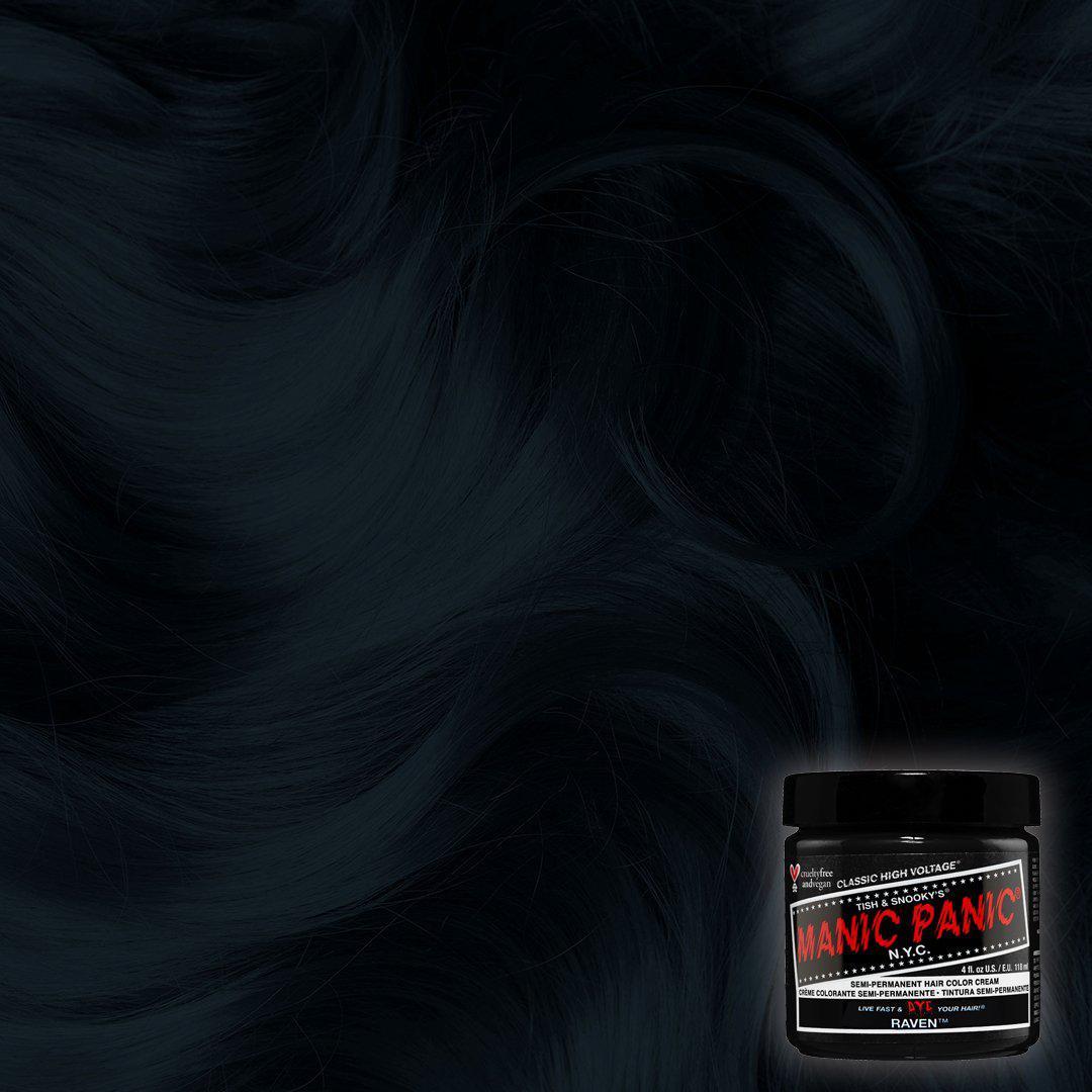 Manic Panic Semi Permanent Hair Color 4oz. Raven
