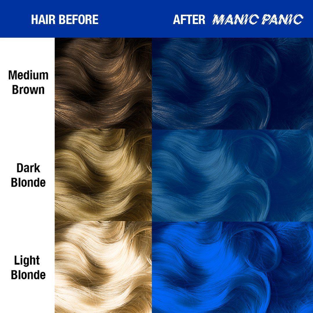 Manic Panic Semi Permanent Hair Color 4oz. Rockabilly Blue