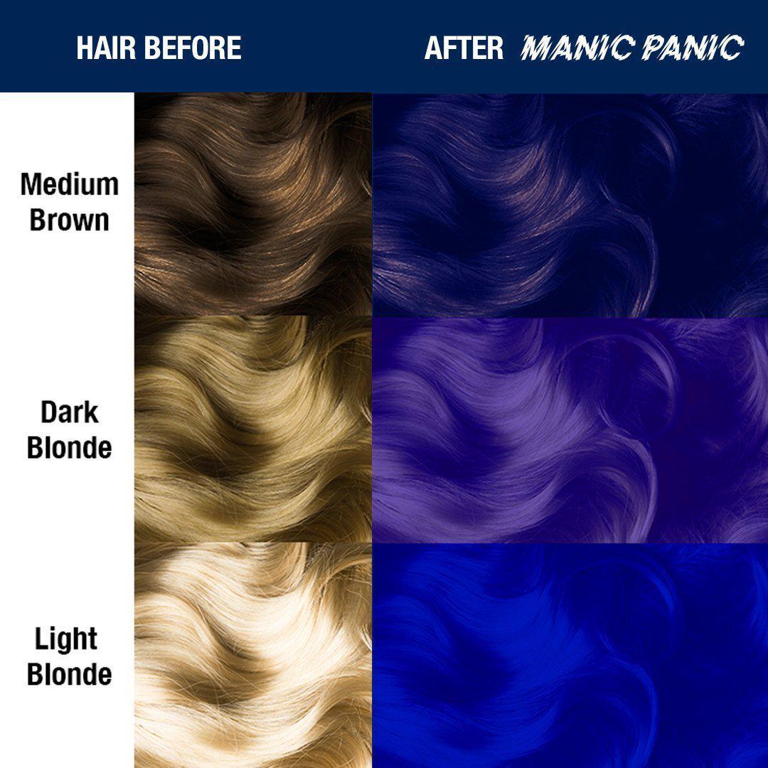 Manic Panic Semi Permanent Hair Color 4oz. Shocking Blue