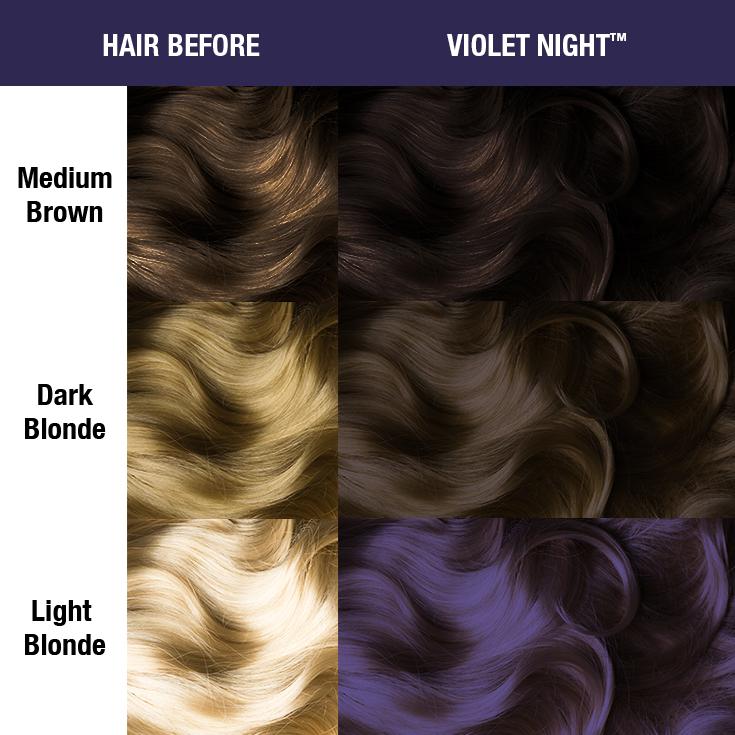 Manic Panic Semi Permanent Hair Color 4oz. Violet Night