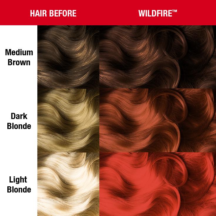 Manic Panic Semi Permanent Hair Color 4oz. Wildfire