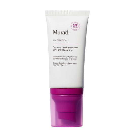 Murad Superactive Moisturizer SPF 50 Hydrating 1.7oz. front of packaging
