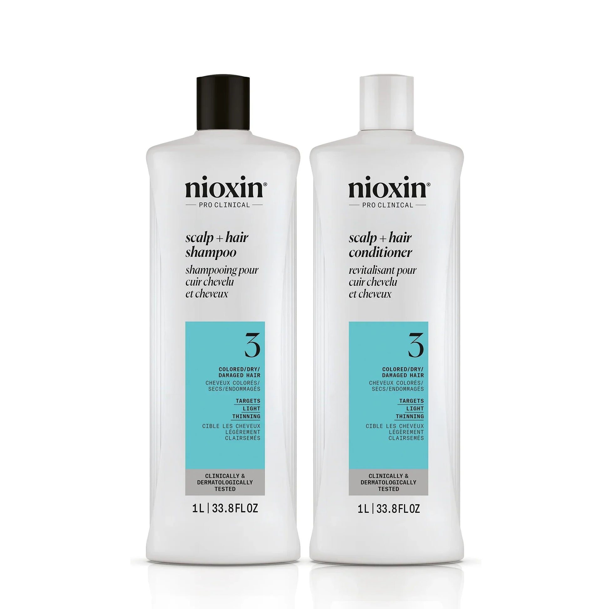 System 3 Scalp + Hair Shampoo and Conditioner Duo - 33.8oz.