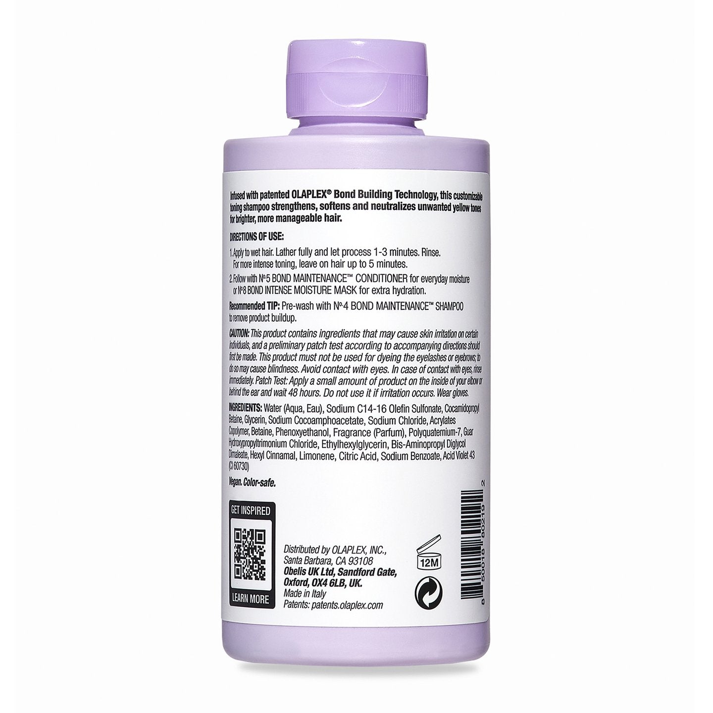 Olaplex No.4P Blonde Enhancer Toning Shampoo 8.5oz.