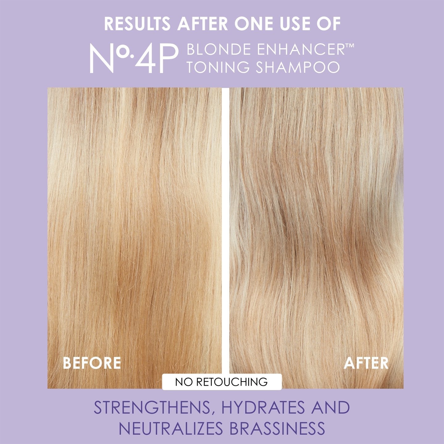 Olaplex No.4P Blonde Enhancer Toning Shampoo 8.5oz.