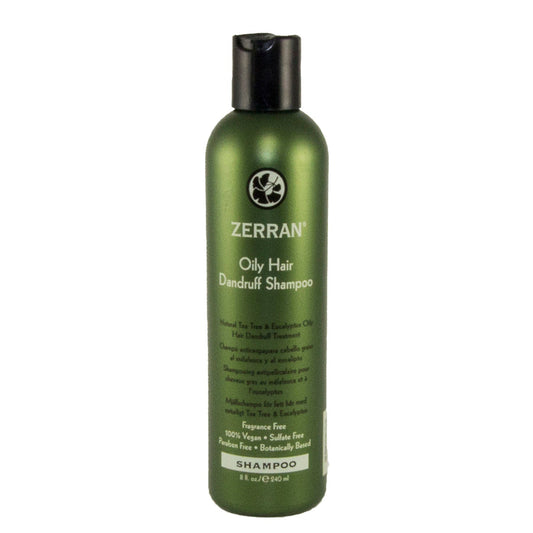 Zerran Oily Hair Dandruff Shampoo 8oz.