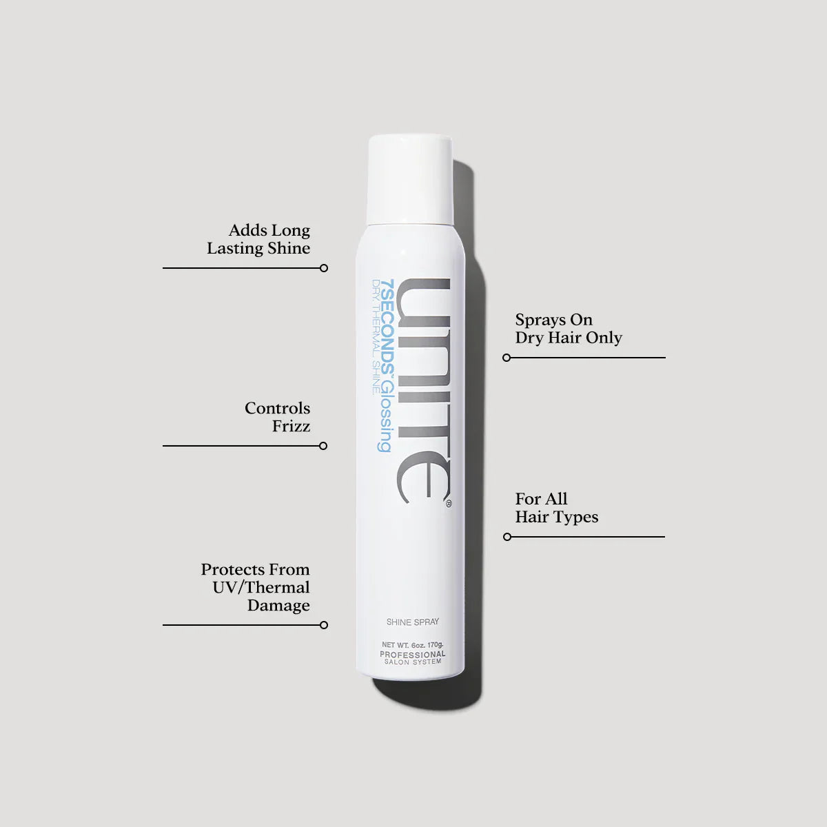 Unite 7Seconds Glossing Spray product benefits