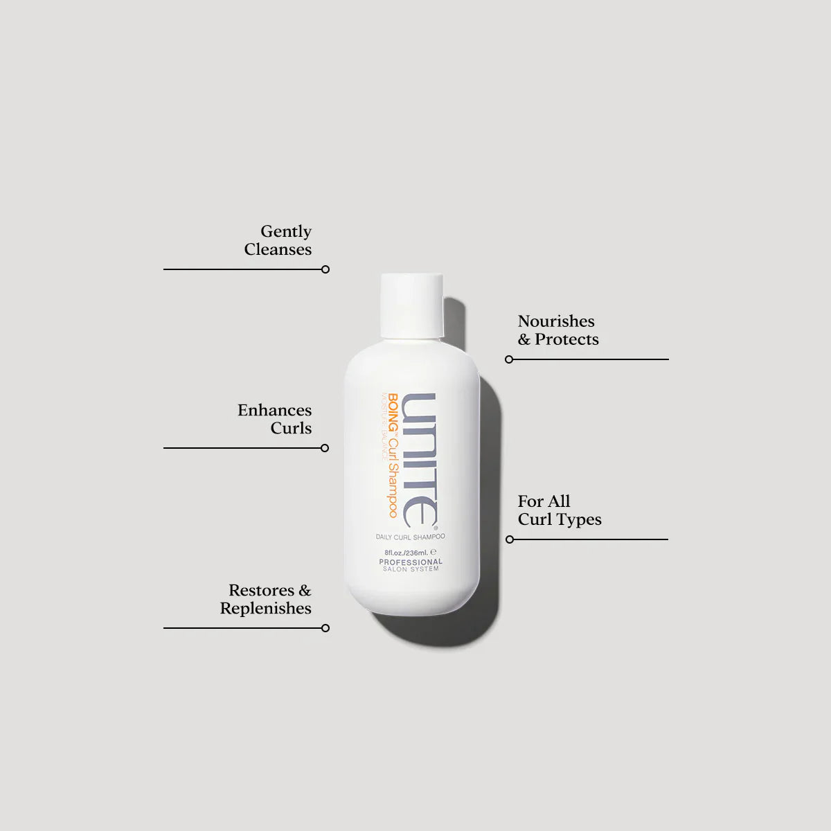 Unite Boing Curl Shampoo product benefits
