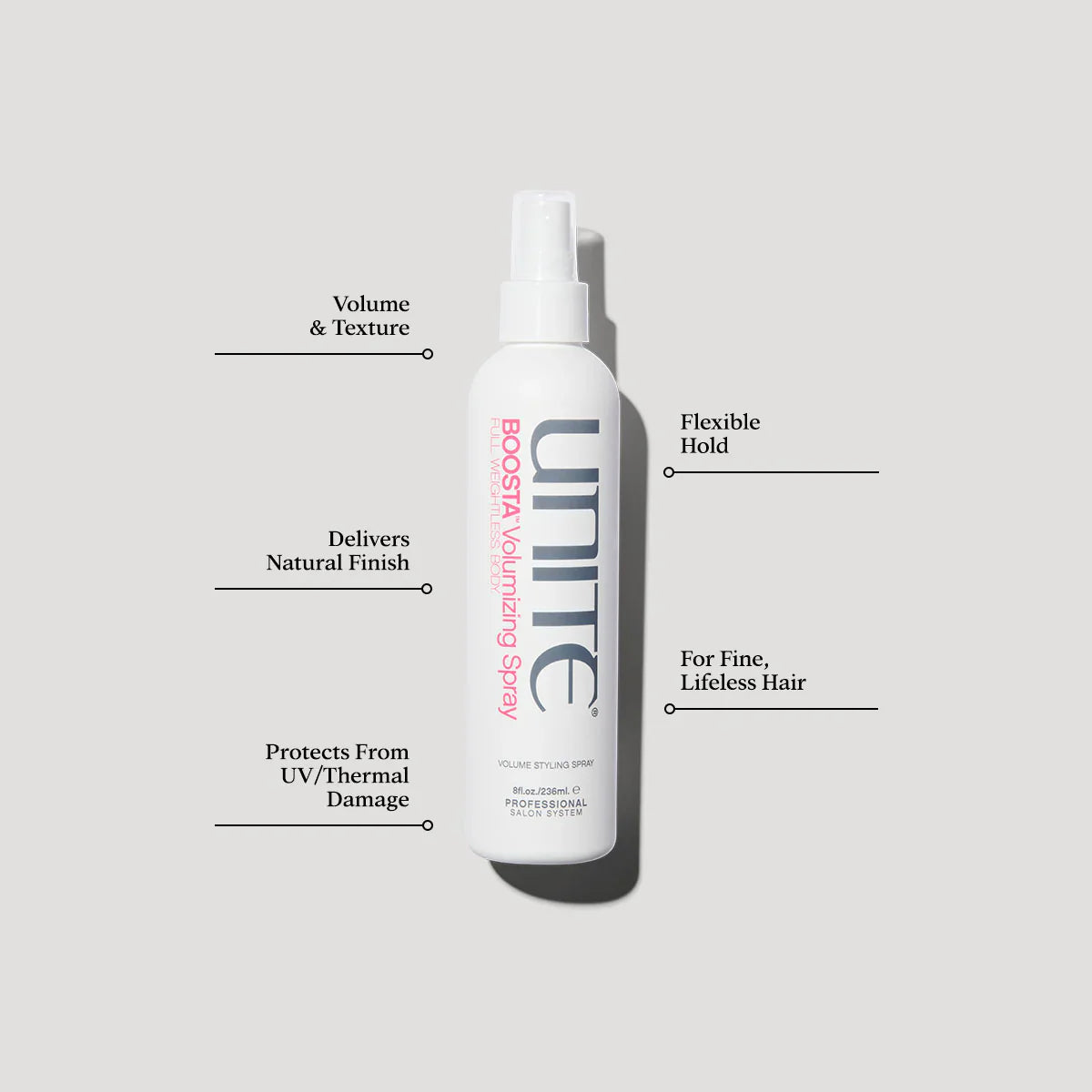 Unite Boosta Volumizing Spray product benefits