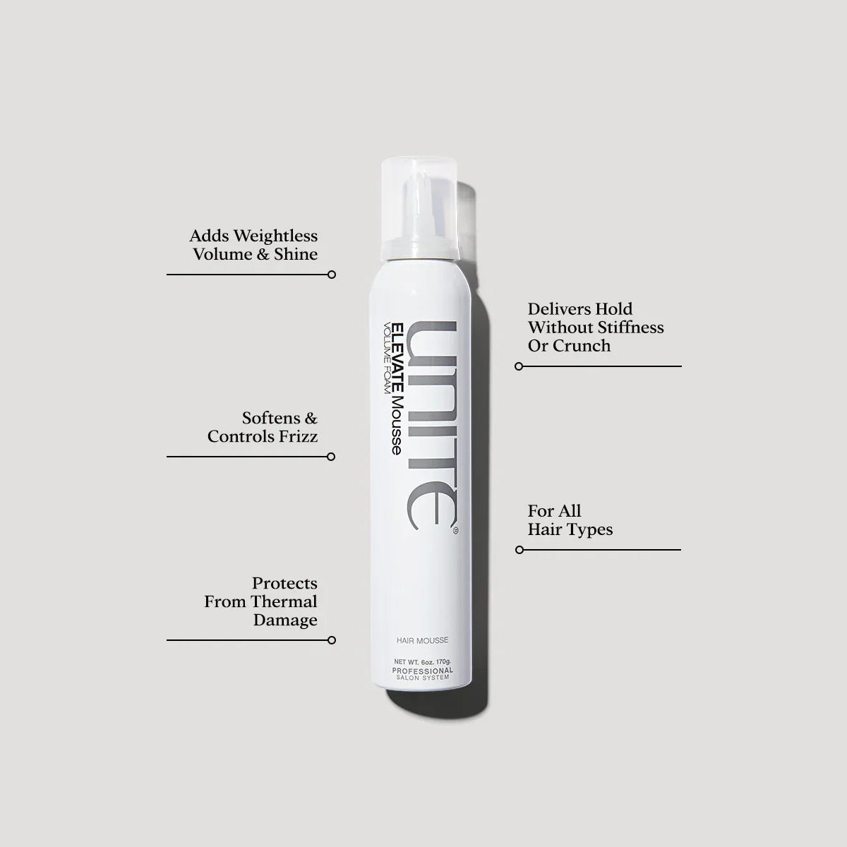 Unite Elevate Mousse Volume Foam product benefits