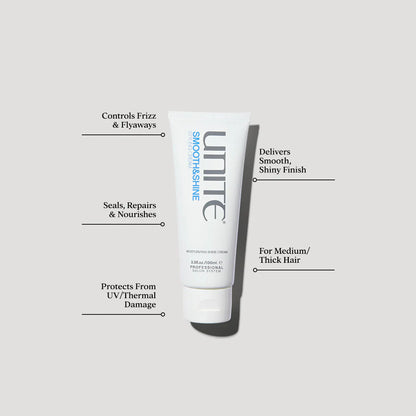 Unite Smooth & Shine Styling Cream product benefits
