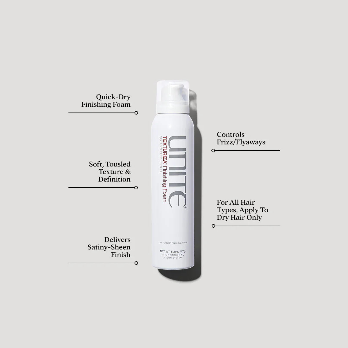 Unite Texturiza Finishing Foam product benefits