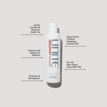 Unite Weekender Clarifying Shampoo product benefits
