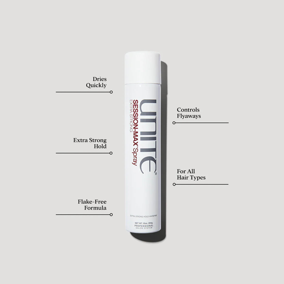 Unite Session-Max Spray product benefits