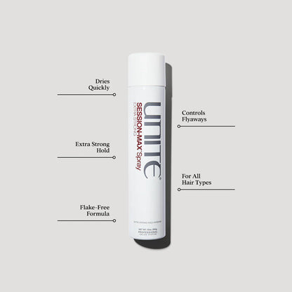 Unite Session-Max Spray product benefits