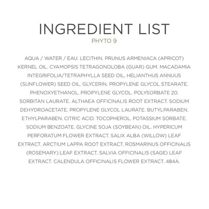 Ingredient List