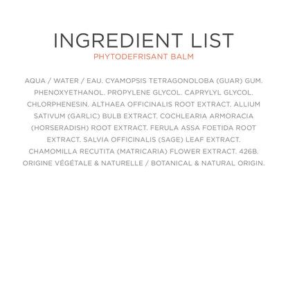 Ingredient List