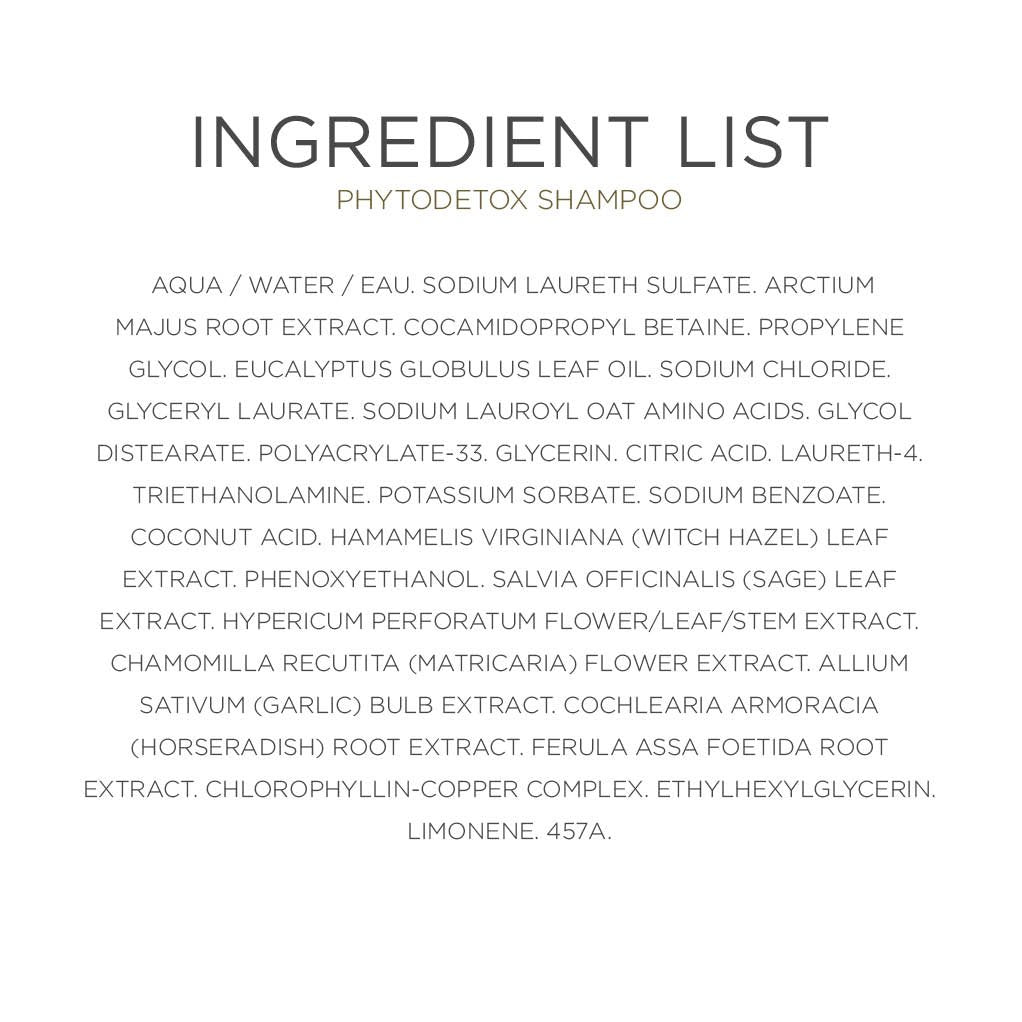 Ingredient List