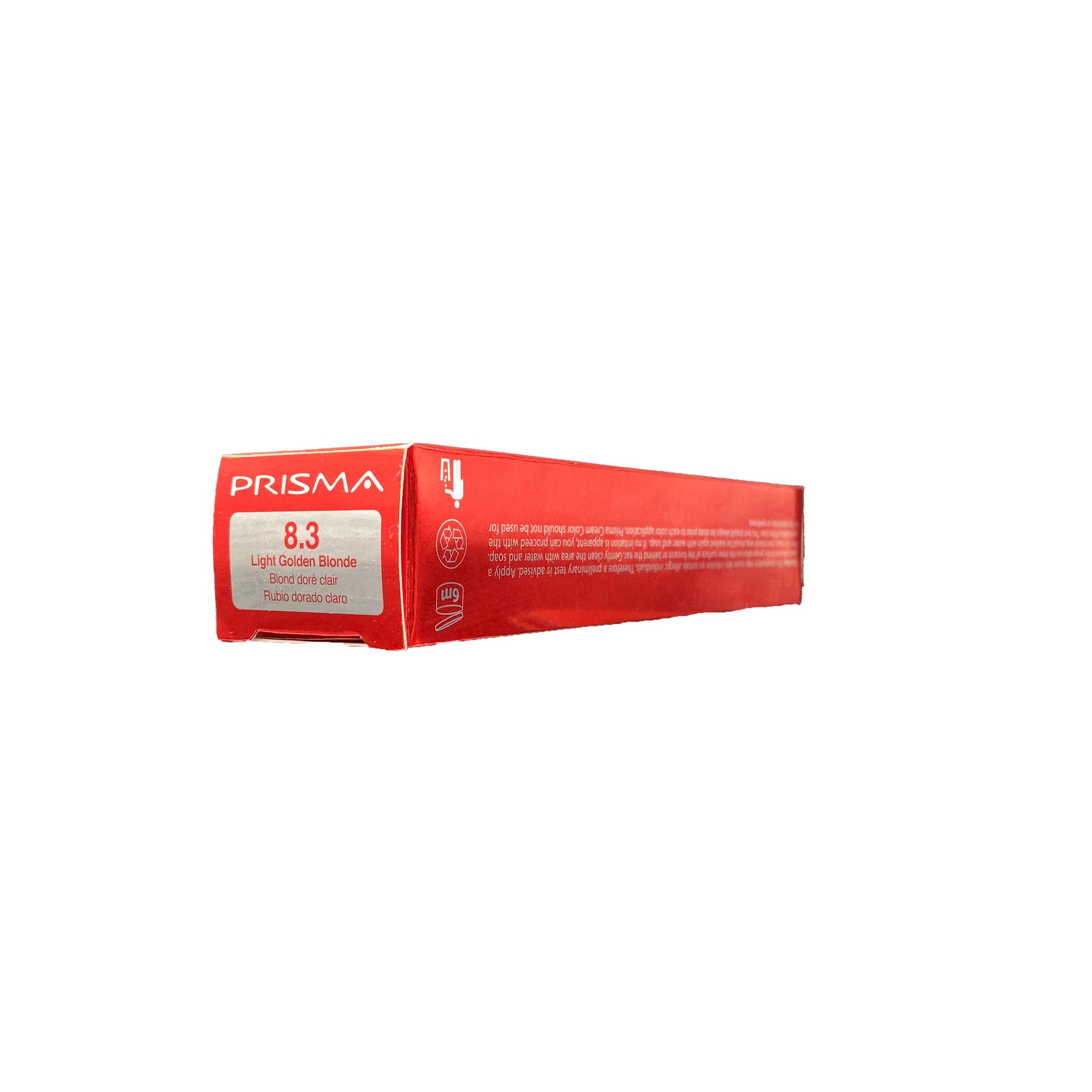 Prisma Permanent Cream Hair Color 2oz. (Ammonia Free) 8.3 Light Golden Blonde