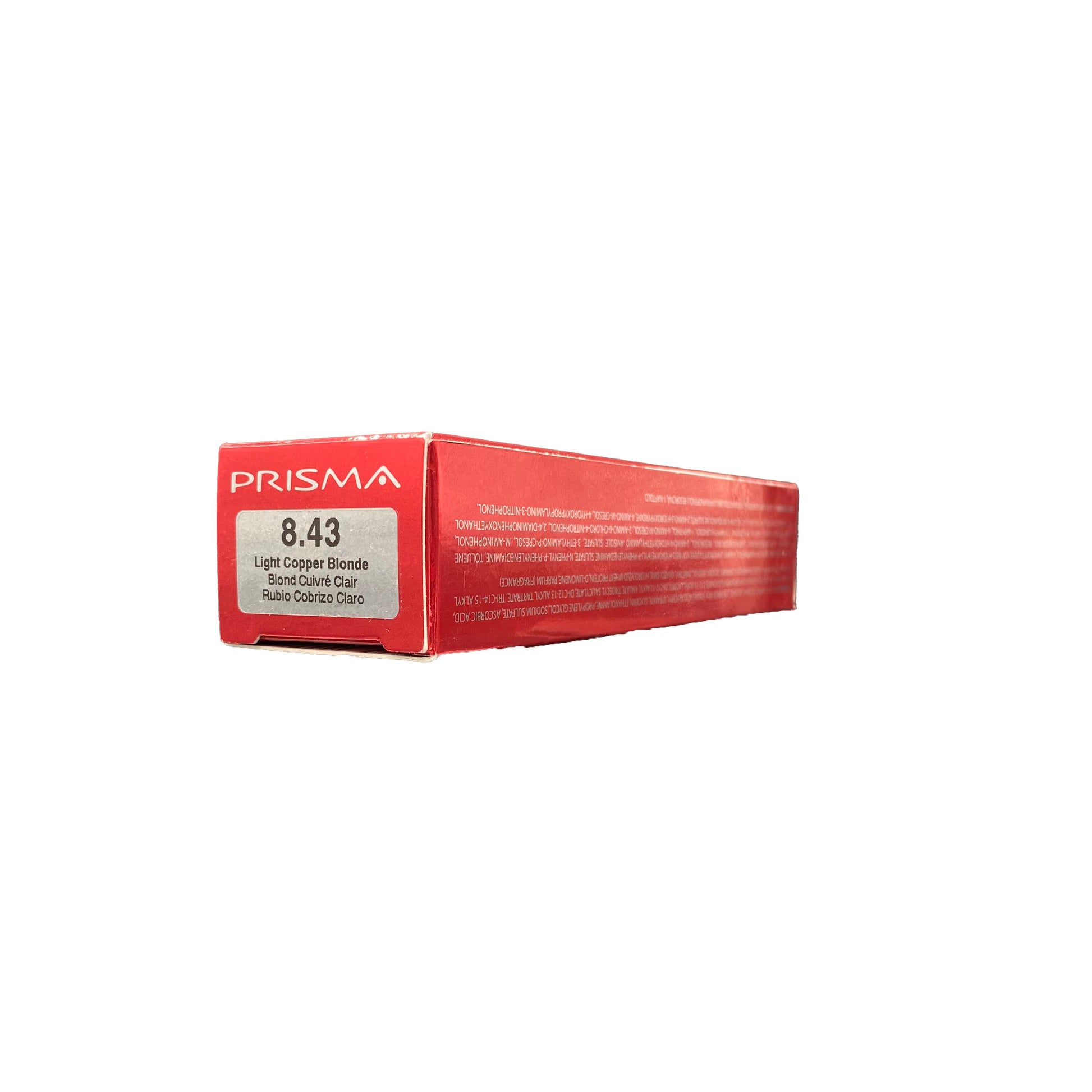 Prisma Permanent Cream Hair Color 2oz. (Ammonia Free) 8.43 Light Copper Blonde