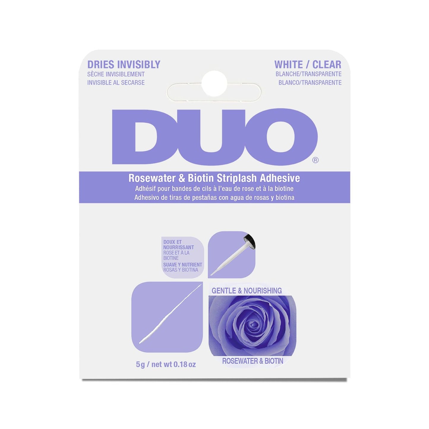 Ardell Duo Clear Rosewater & Biotin Striplash Adhesive