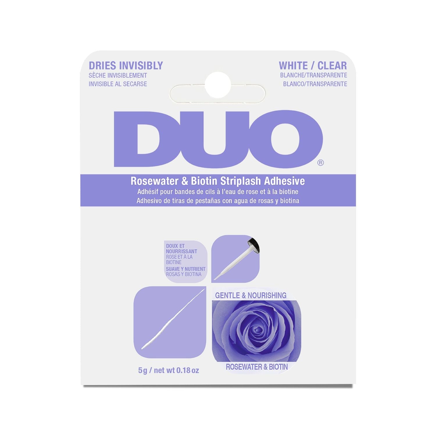 Ardell Duo Clear Rosewater & Biotin Striplash Adhesive