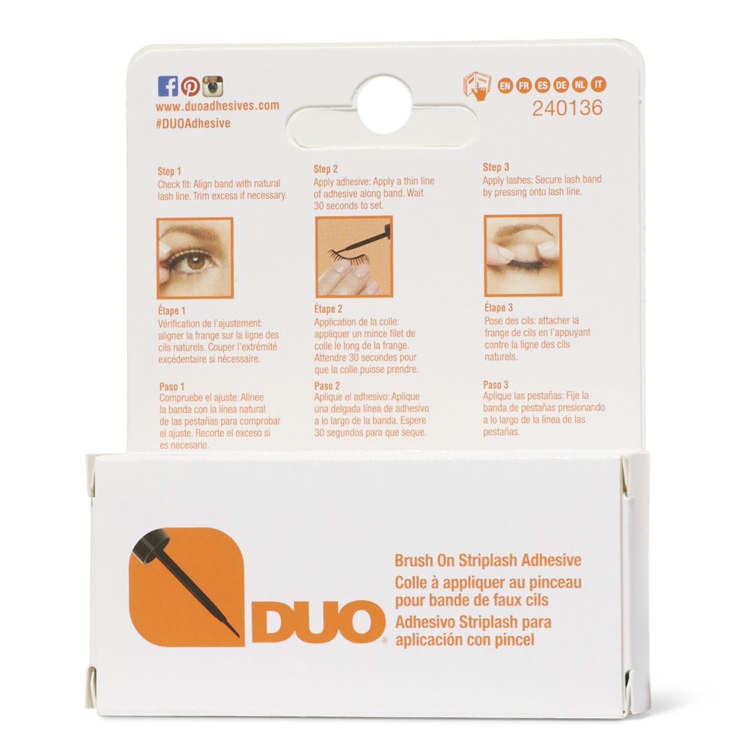 Ardell Duo Dark Brush On Eyelash Adhesive