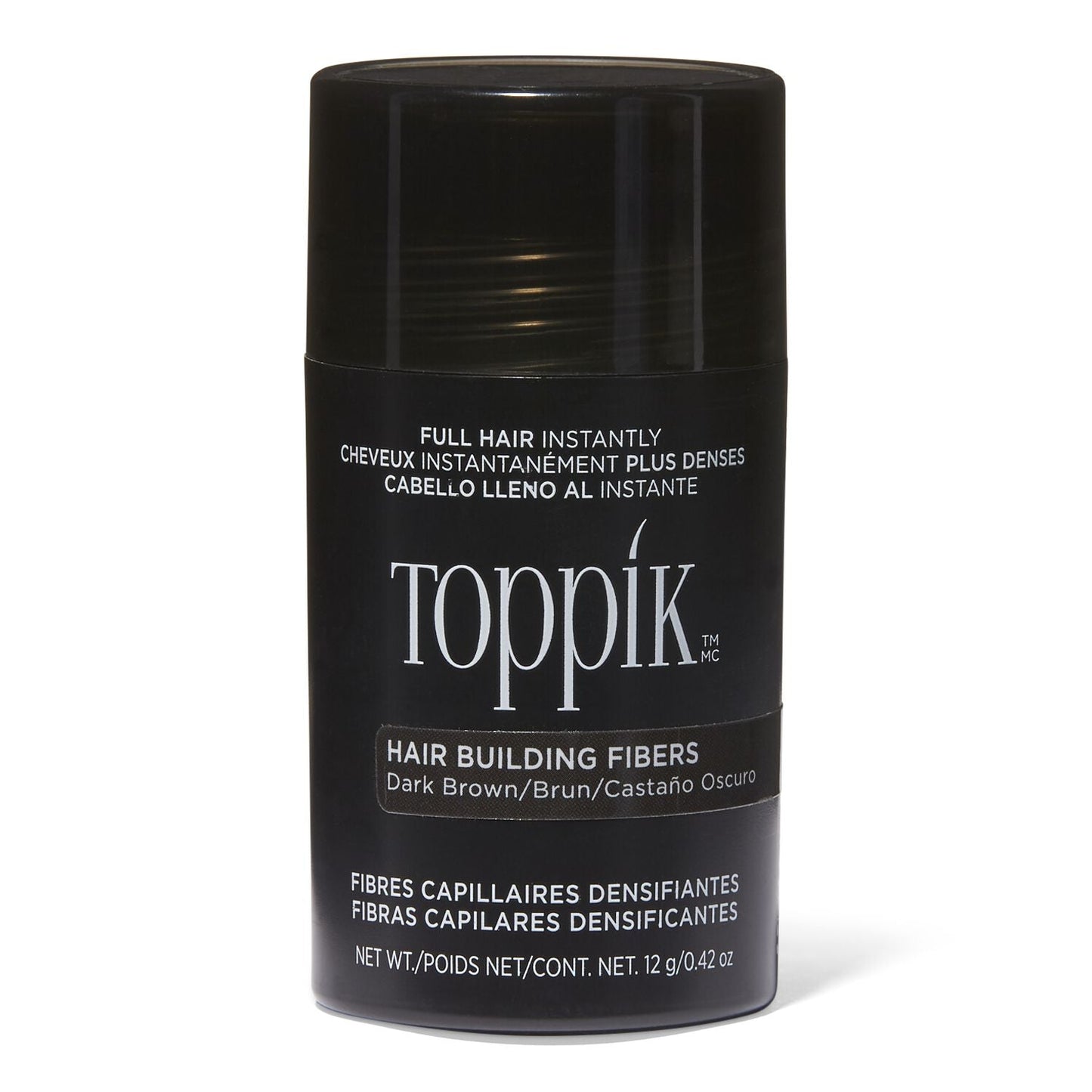 Toppik Hair Building Fibers Dark Brown 12g/0.42oz.