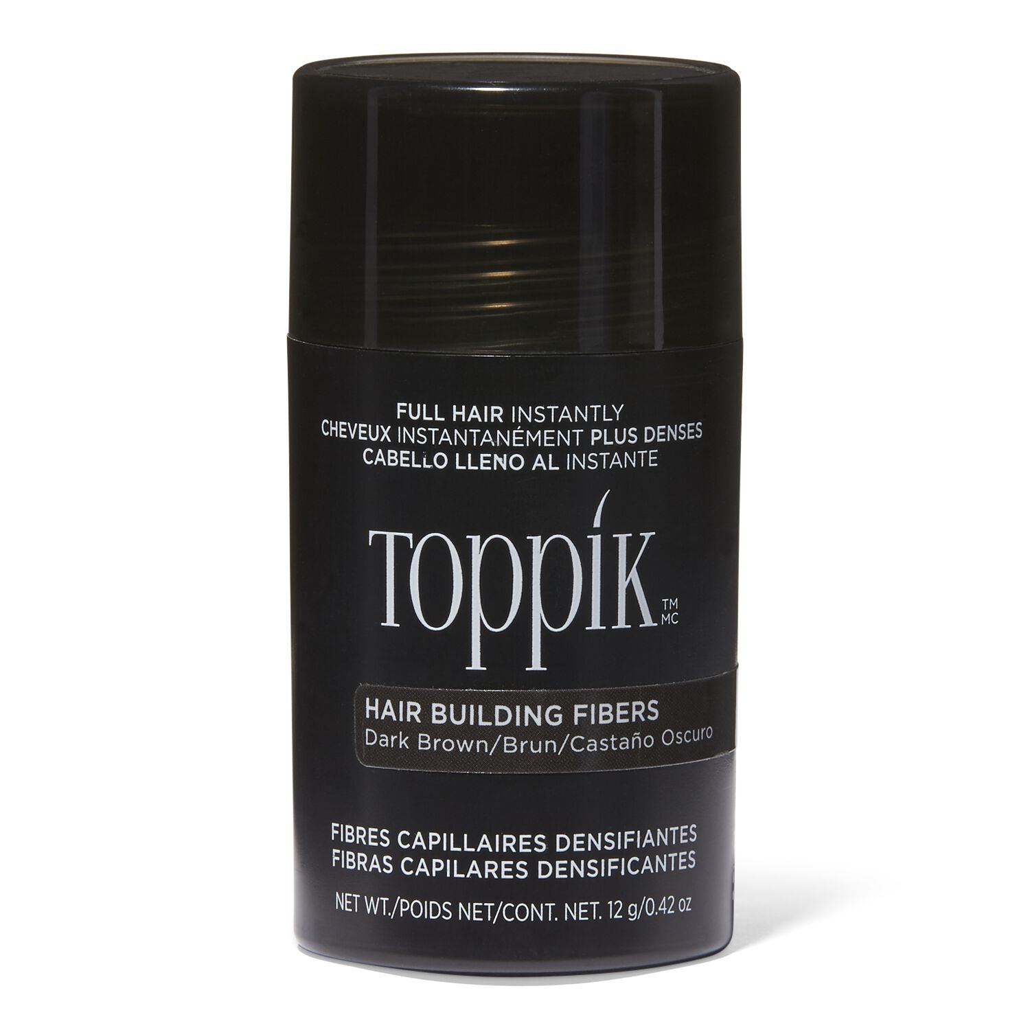 Toppik Hair Building Fibers Dark Brown 12g/0.42oz.