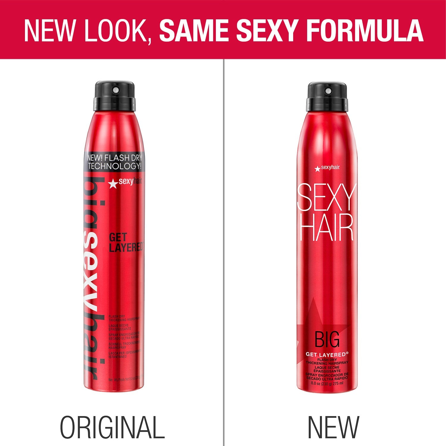 Sexy Hair Big Sexy Hair Get Layered Hairspray