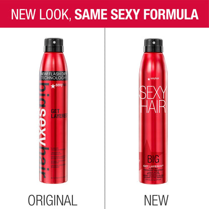 Sexy Hair Big Sexy Hair Get Layered Hairspray