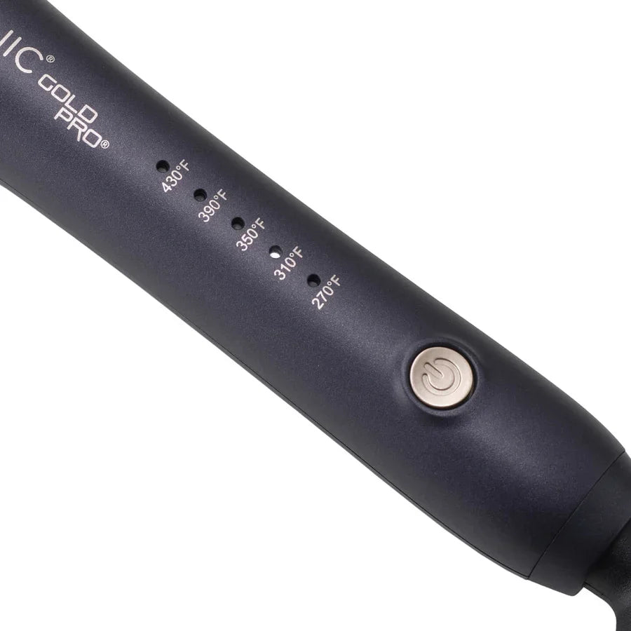 Bio Ionic GoldPro Curling Wand Heat Temperature Indicators