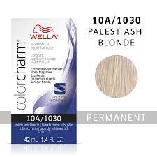 Wella Color Charm Permanent Liquid Color 1.4oz. 10A Palest Ash Blonde