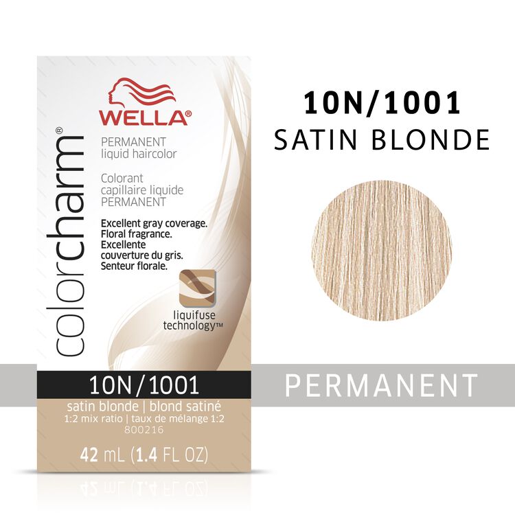 Wella Color Charm Permanent Liquid Color 1.4oz. 10N Satin Blonde